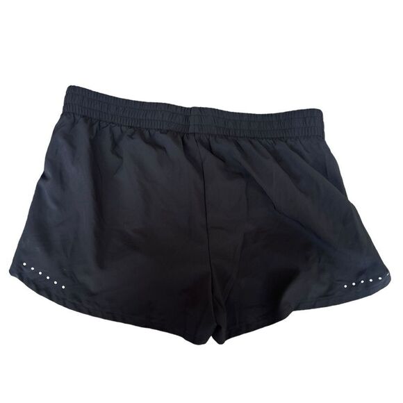 NWT ASICS WOMENS RUNNING SHORTS BLACK BUILT IN LINER WOMENS SIZE XL - Picture 7 of 10